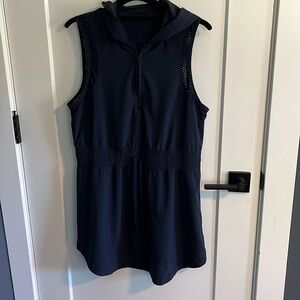 GapFit Hooded Athletic Dress Navy EUC